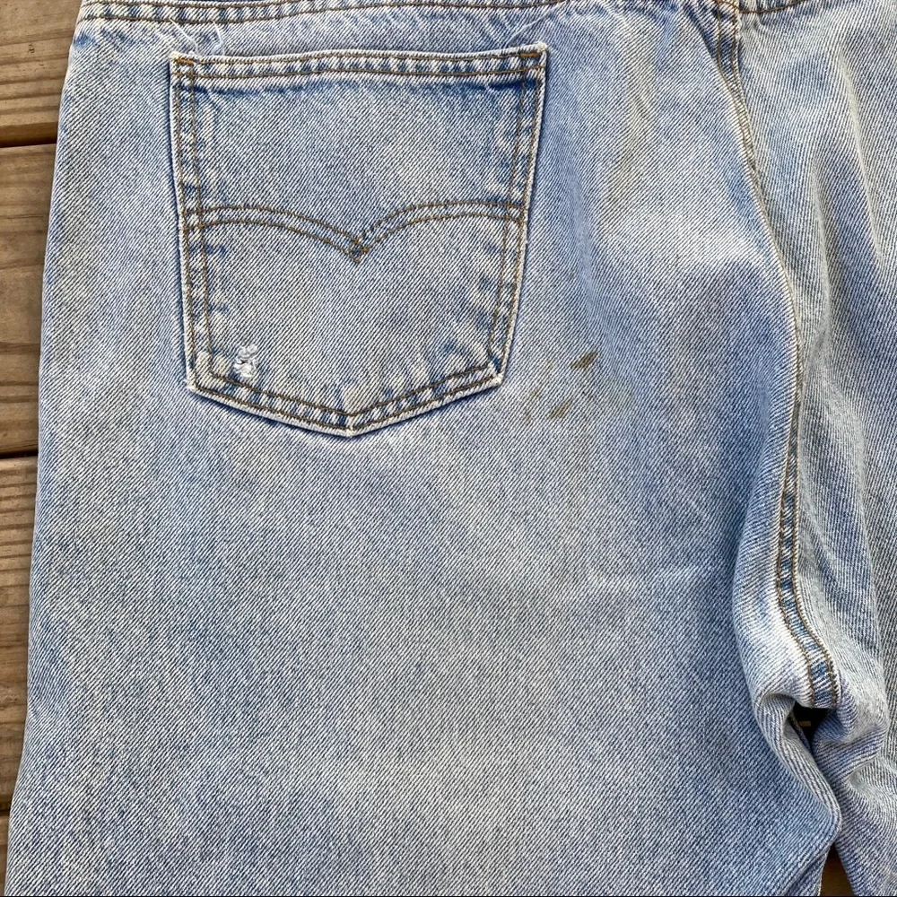 Vintage 505 Levi's Jeans Orange Tab - Picture 9 of 9